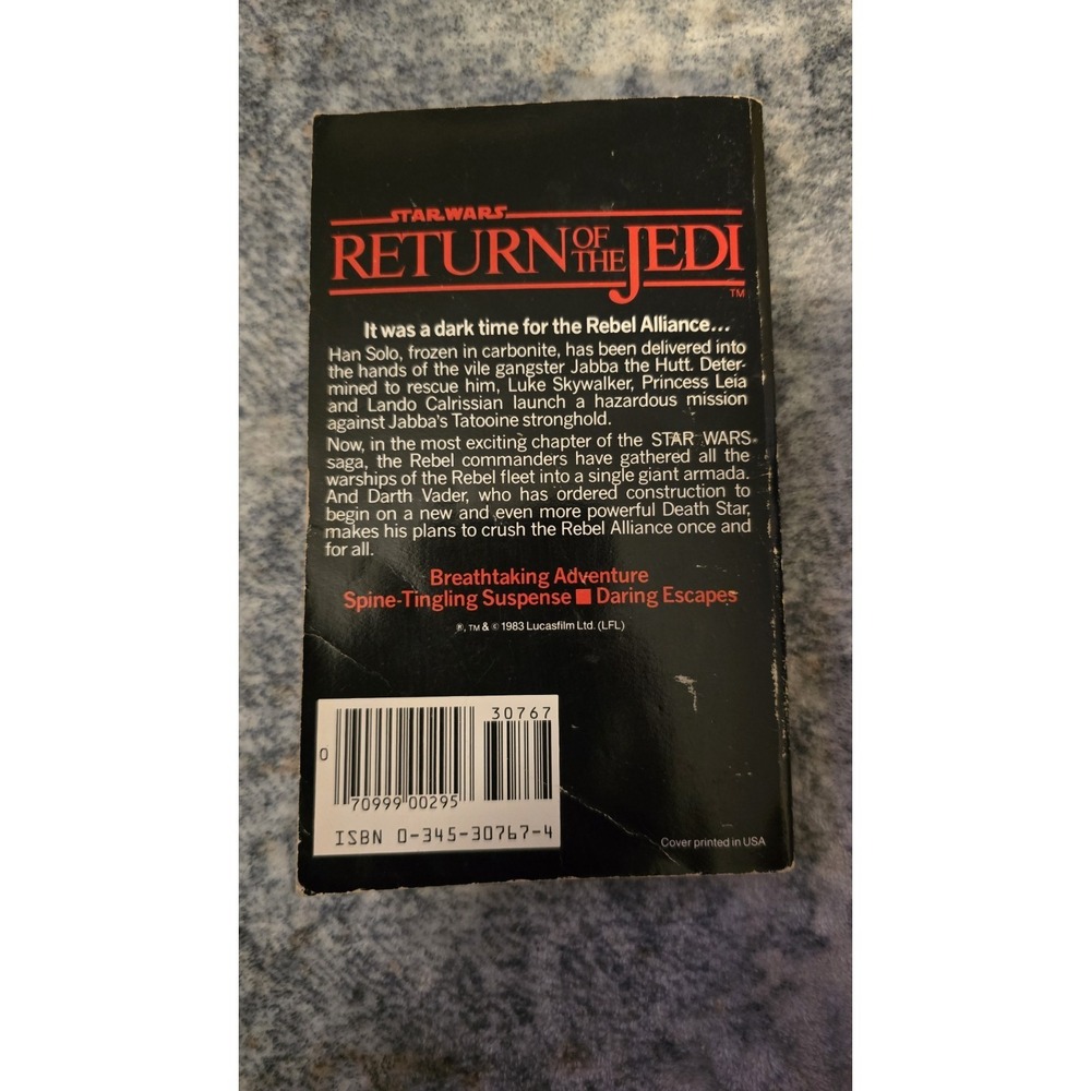 Star Wars Return Of The Jedi, Special Book Club Edition 1983, PB By James Kahn - Picture 5 of 5